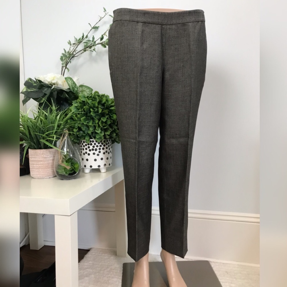 J. Crew Collection Gray Shimmer Pants